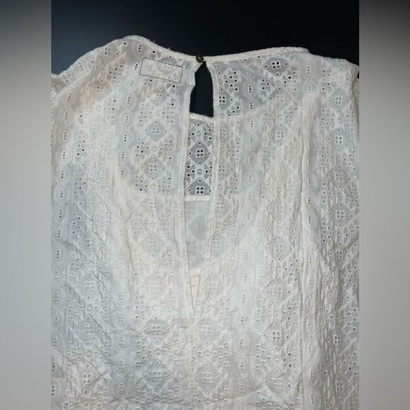 Current Elliot White Eyelet 100% cotton Dress Size 1 (Small) EUC - Picture 12 of 12